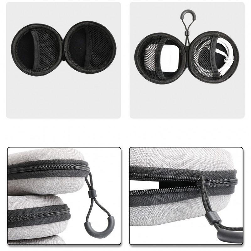 Small Earphone Storage Bags Hard Shell Data Cable Organizer Bag Mini Tech Gadgets Portable Case Charger U Disk Zipper Pouch