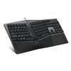 Perixx Px Ergo Mech Ergonomic Keyboard Mechanical Full Size Low Profile Wired Connection USB Compatible with OS X Black English Layout Windows/Mac