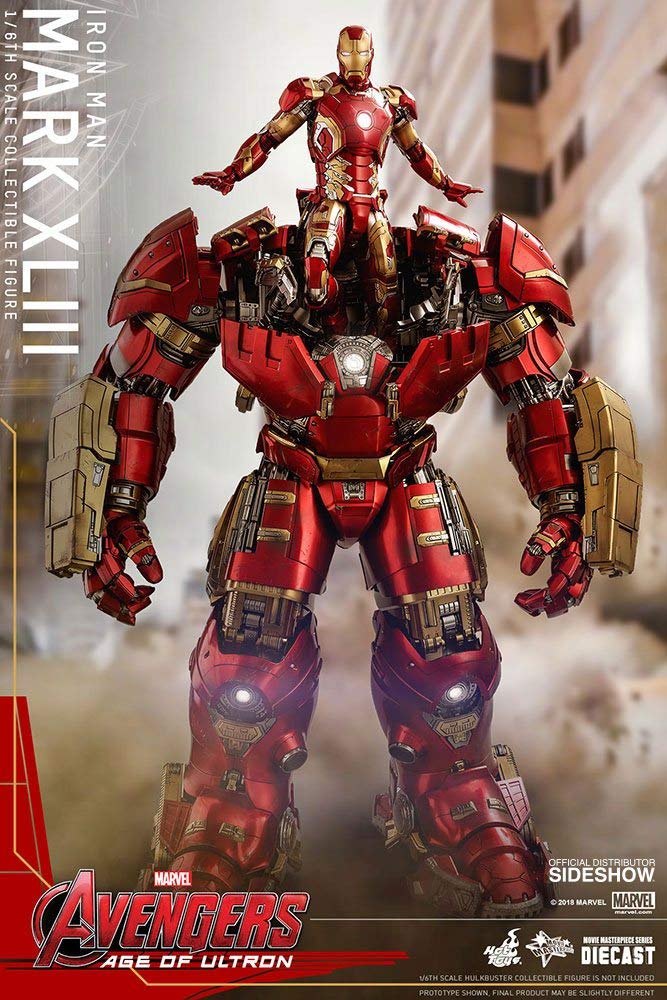 Movie Masterpiece DIECAST Age of Ultron Iron Man Mark 43 Scale Painted Movable Figure Avengers 1/6 Die-Cast