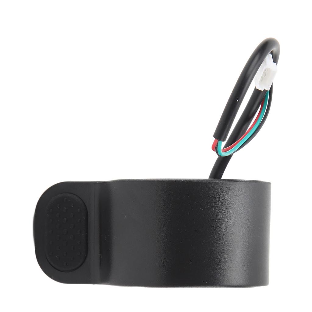 Manetka kciukowa do roweru elektrycznego, czarna, elastyczna, z wypukłymi paskami, akcelerator kciukowy palcowy do hulajnogi elektrycznej