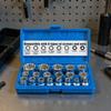Kit di Punte 19 Pezzi 8-32mm Dadi Multi-dente Torx Kit di Strumenti per la Riparazione di Veicoli Strumenti Multifunzionali per la Riparazione Auto Strumenti a Mano