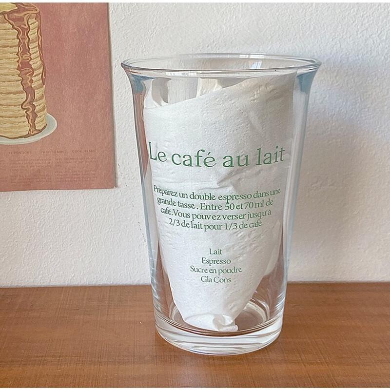 

Minimalist Glass Beverage Cup