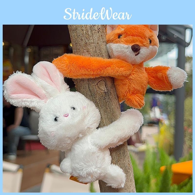 Monkey Cute Rabbit Fox Dog Penguin Cartoon Animal Pair Plush Toy Pendant