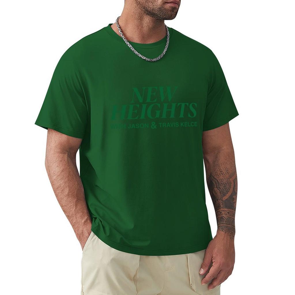 New Heights Merch New Heights Podcast T-Shirt Sweat Animal Prinfor Boys Quick Drying Blanks Mens Funny T Shirts