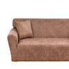 Solid color waterproof, dirty and non-slip sofa cover, single and double all-inclusive imitation cowhide non-slip sofa cover