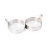 2PCS Nonstick With Handle Round Baking Egg Ring Egg Frying Mold Omelette Mould Pancake Shaper