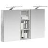 Bathroom Cabinet Set 3 Pcs 80 X 10.5 X 50 Cm Particleboard