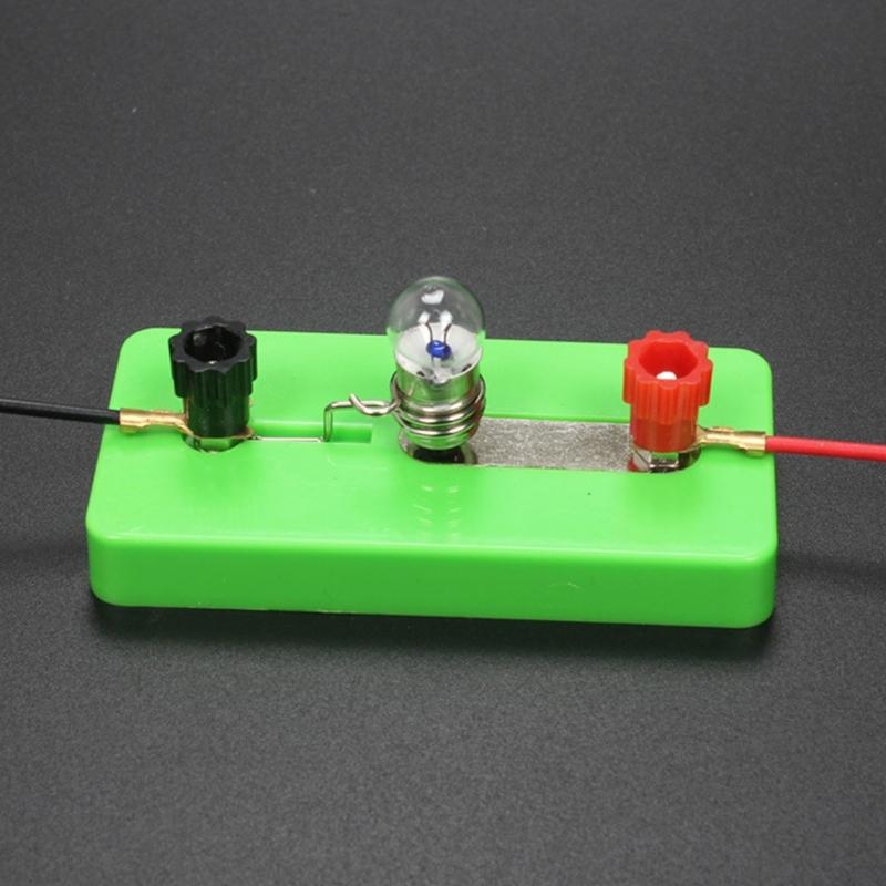 Screw Small Bulb Socket Physical Electrical Experiments Screws Lamp Holder Physics Experiment Set Easy to Use