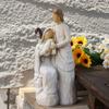 Resin Nativity Statue Holy Family Jesus Our Lady of Mary Figurine Catholic Birth of Christ Manger Group Home Desktop Decoration