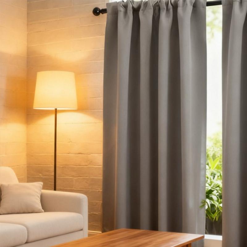 blackouts Curtain Short Panels Window Treatments for Small Window Thermals Insulation Rod Pocket