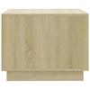  Coffee Table, Sonoma Oak, 55x55x43 Cm, Wood-based Material
