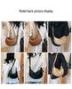 2024 Korean Style Soft PU Leather Women's Dumpling Crossbody Bag - Versatile & Fashionable