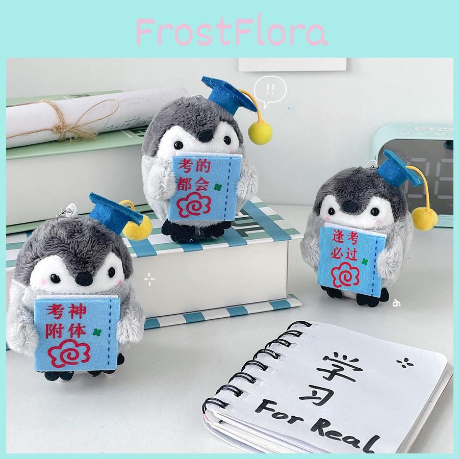 Adorable Penguin Plush Toy Motivational Graduation Gift For Students 8cm Short Plush