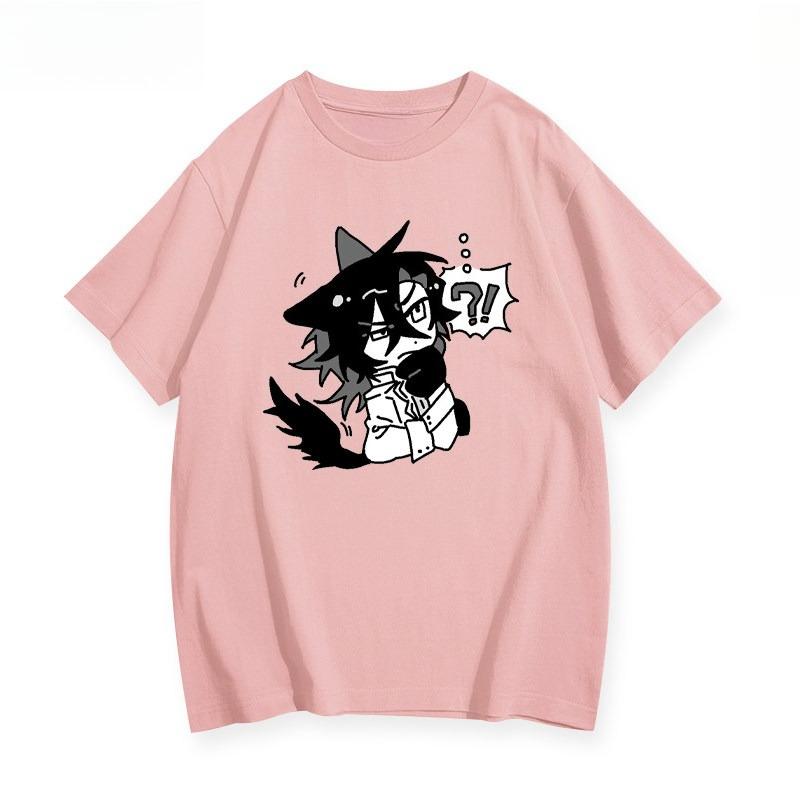 The Mysterious Master Leonards Surrounding Kleinke Meow Meow Style Cosplay Shortsleeved Tshirt for Men Suitable Summer