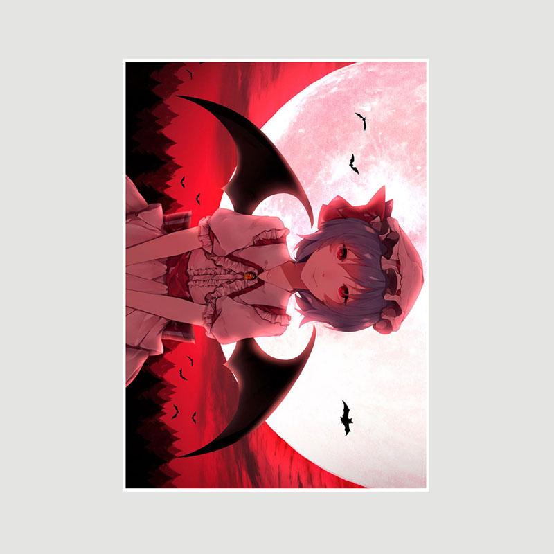 Home Decor Painting Sweet Little Loli Anime Girl Poster Cute Lolita Manga Figure White Paper Posters and Prints Bar Bedroom Decoration Mural