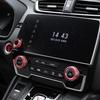 Pro Honda crv CR-V 2017 2018 2022 Aluminium Car Klimatizace Spínač Knoflík tlačítka Kroužek ozdobný kryt Příslušenství