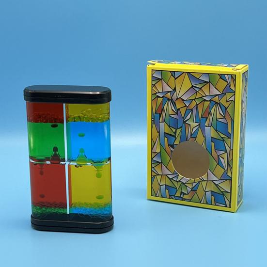 Купить Масляные песочные часы, привлекательный четырехцветный жидкий ...