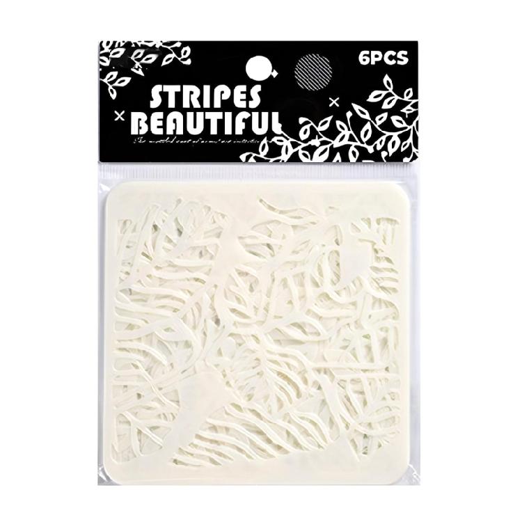 6 Pcs Layering Stencils Flowers Drawing Templates For Classroom Activities And Crafting Art and Craft Stencils