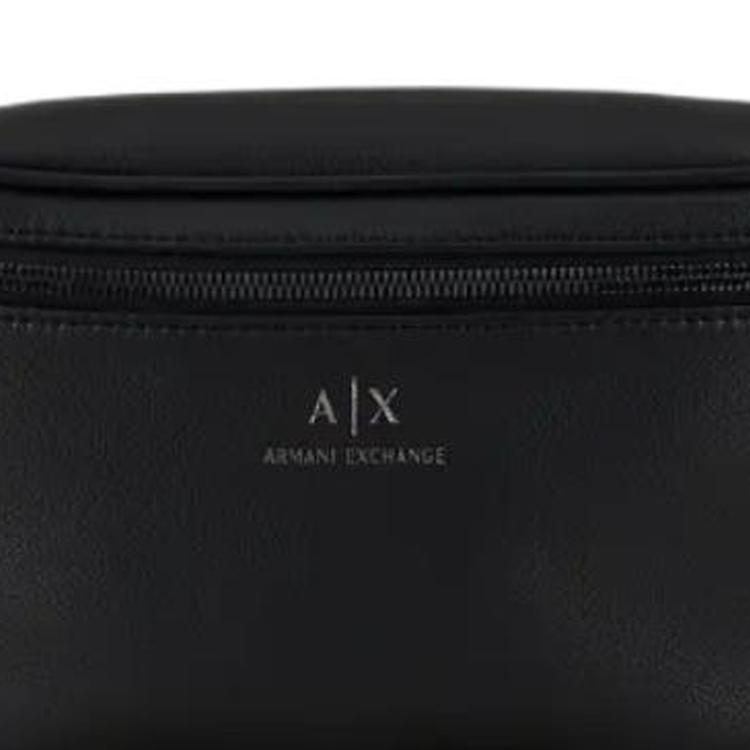 New ARMANI EXCHANGEAE Polyurethane One Shoulder Crossbody Fanny Pack Regular Men's Black 952398-CC830-00020