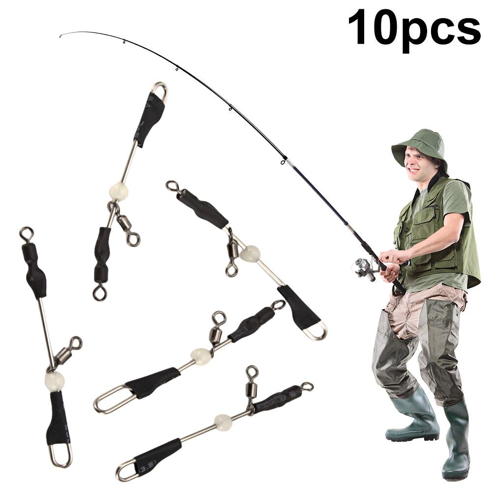 10 Pcs Fishing Swivels Cross-Line  Swivel Fishing  Rolling Swivel Fishing Connetor Accessories China Mainland