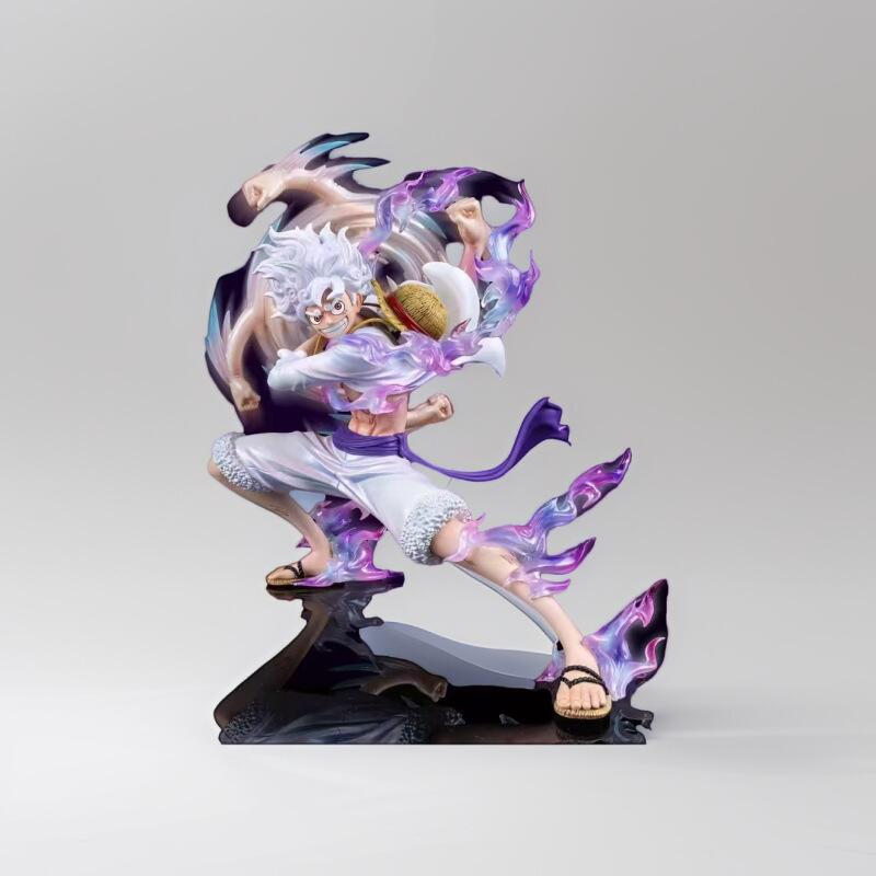 

Gk Swinging Hands Swinging Fists Rotating Nika Luffy Gear 5 Level Form One Piece Anime Figurez Model Pendant Collectibles Gifts