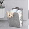Household Laundry Basket Hamper Foldable Adhesive Multifunctional Punch Free Wall Hanging Washing Clothes Mesh Hook Organizer