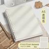 Retro B5 Top-Flip Detachable Ring Binder Notebook - Hand-Friendly Design