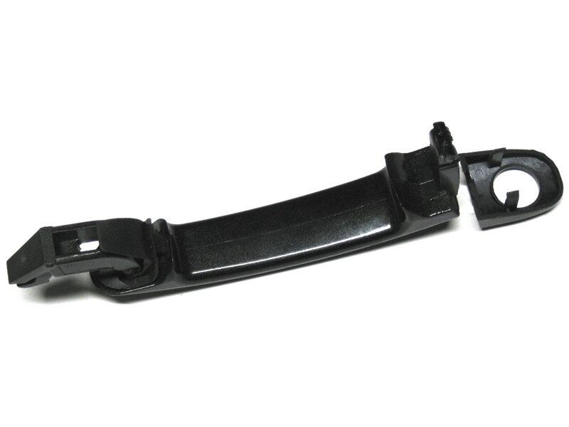 VW Passat B5 96-05 BLACK exterior door handle WITH HOLE front left