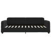 VidaXL Lit de repos noir 80x200 cm velours 354055