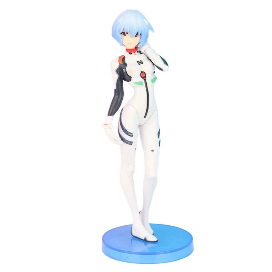 3Pcs/set  Neon Genesis EVANGELION Anime Figure Eva Ayanami Rei Asuka Langley Soryu Makinami PVC Action figure Toys Model Collec
