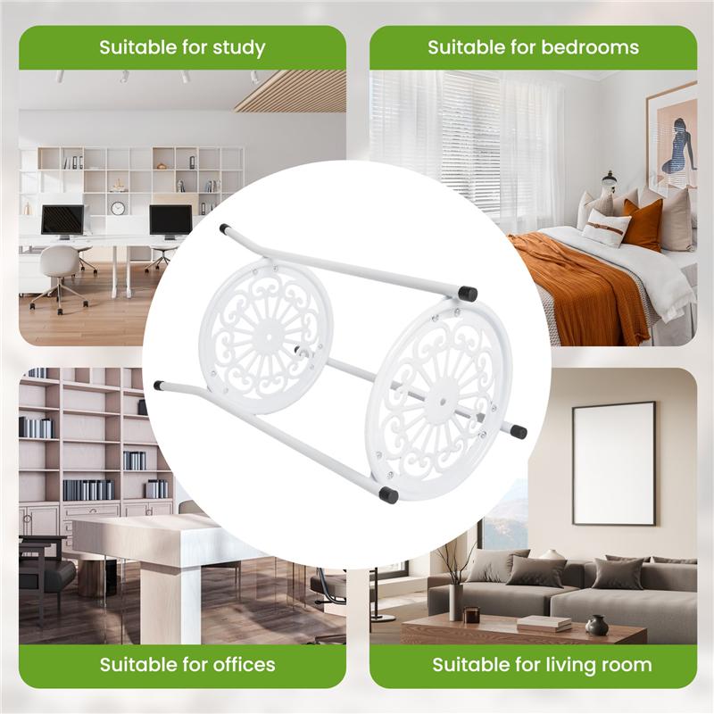 Good-Two-Layer Elegant Metal Plant Stand Shelf Potted Plant Holder Modern Tall Plant Pot Stands For Indoor Outdoor Decor