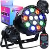 Light4Me P12 Led Par Rgbw Mały Lekki Reflektor Oświetlenie Sceniczne Dekoracja Światłem + Pilot