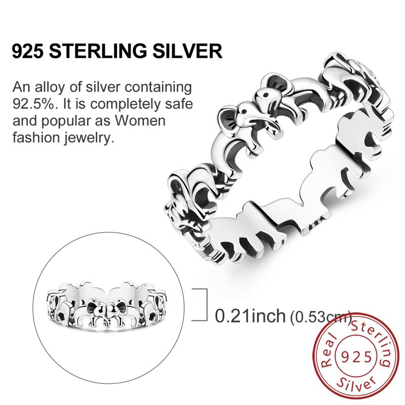 925 Silver Rings for Women Gold Shining Retro Heart Bow Star Ring Size 6 7 8 9 Wedding Anniversary Fashion Fine Jewelry