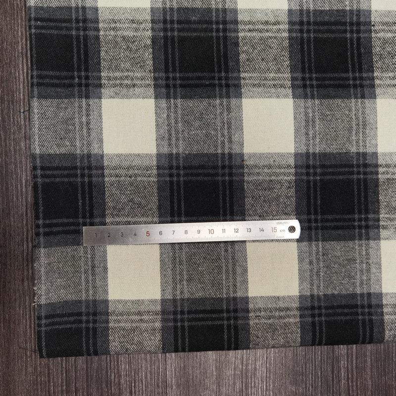 Children's Twill Plaid Flannel Shirt Fabric - Yarn Dyed, Brushed Cotton