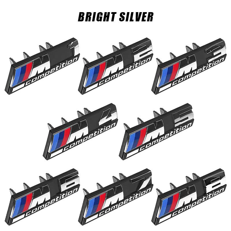 

ABS Car Styling Front Grille Emblem M1 M2 M3 M4 M5 M6 M7 M8 X1 X2 X3 X4 X5 X6 X7 Logo Sticker For BMW M Competition Accessories 1Pcs M1