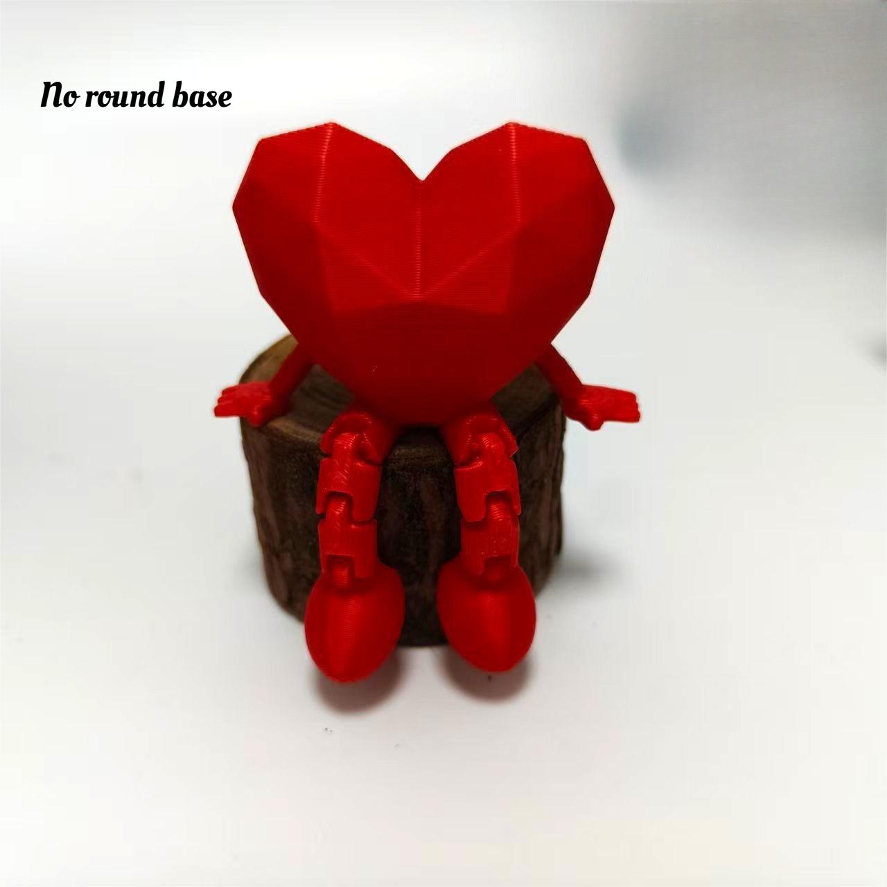 

1 шт. День Святого Валентина Маленький Подарок Фигурки Роз 3D Печатные Игрушки Куклы Украшения Любовь Высокая Красота Поделки