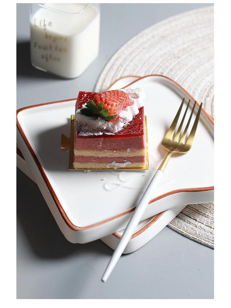 European Style Ceramic Bread and Dessert Plate