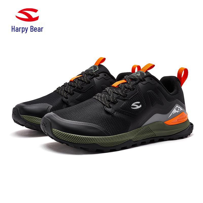 

HOBIBEAR Мужские ретро кроссовки на толстой подошве - Весенне-осенние повседневные кроссовки для бега 41 чёрный