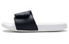 LN Slipper Rubber Sole Slide Slippers Men's Black White AGAS001-1