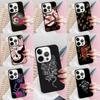 Schlangenblumen-Handyhülle für iPhone 17 Air 15 16e 14 13 Pro Max Coque 12 11 Pro Max PLUS Hülle