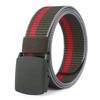 Pánský univerzální outdoorový opasek s automatickou přezkou z imitace nylonu, dostupný v několika barvách
