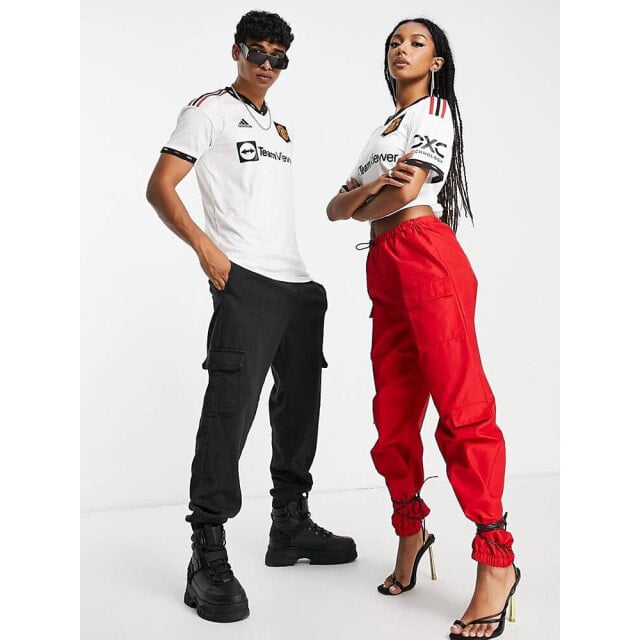 

Белая футболка унисекс на выезде adidas Football Manchester United FC 2022/23