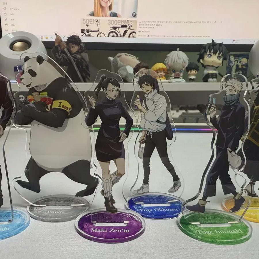 

Jujutsu Spin Zero Gojo Panda Maki Yuta Inumaki Ghetto Acrylic Set