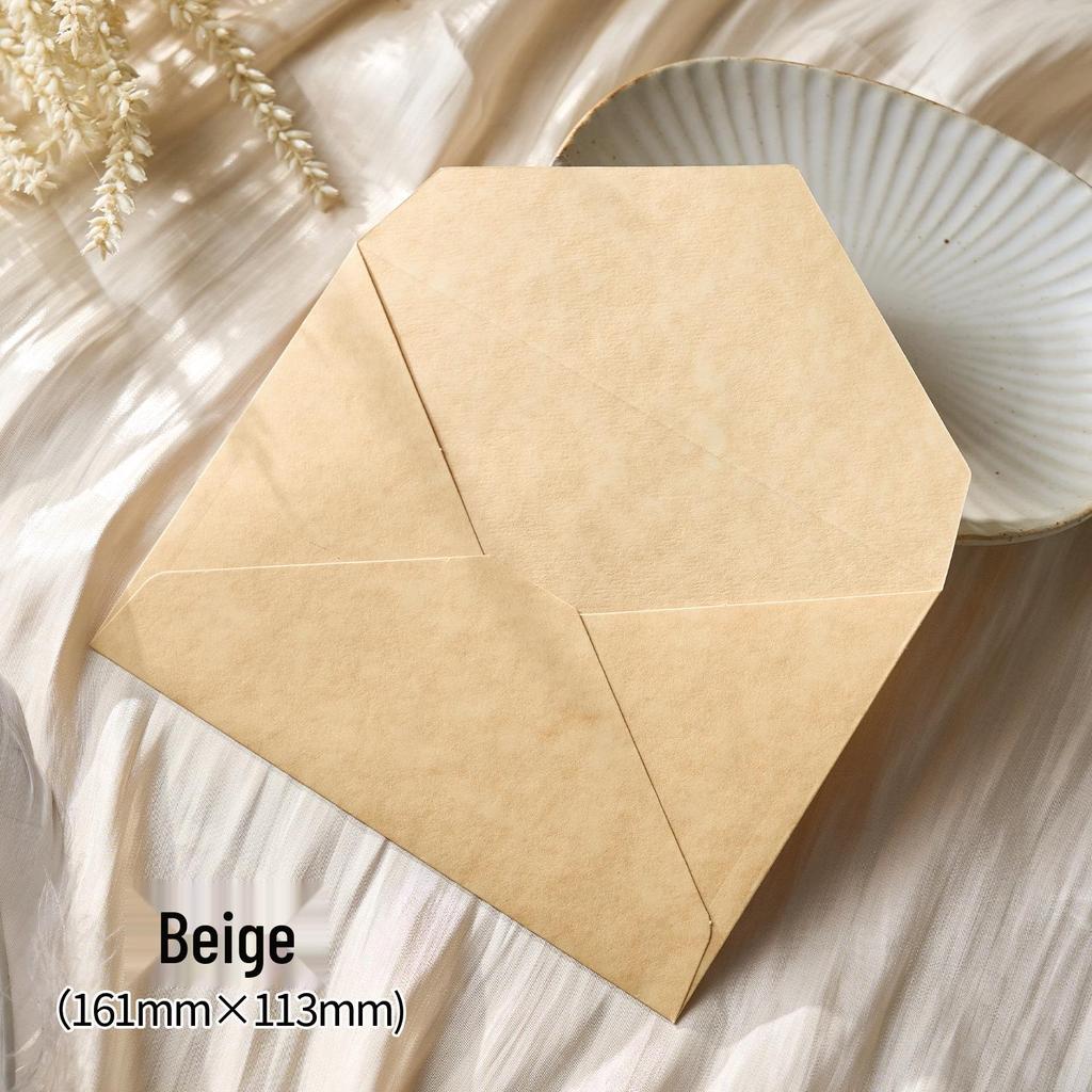 Romantic Retro Nostalgic Sheepskin Texture Stationery Set with Wax Seal Stamp for Artistic Love Letters and Invitations
