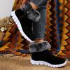 Winter Damen Stiefel Komfort Flauschige Schneestiefel Dickes Plüsch Warm Baumwollschuhe Seitenreißverschluss Warme Damen Stiefeletten Botas Invierno Mujer