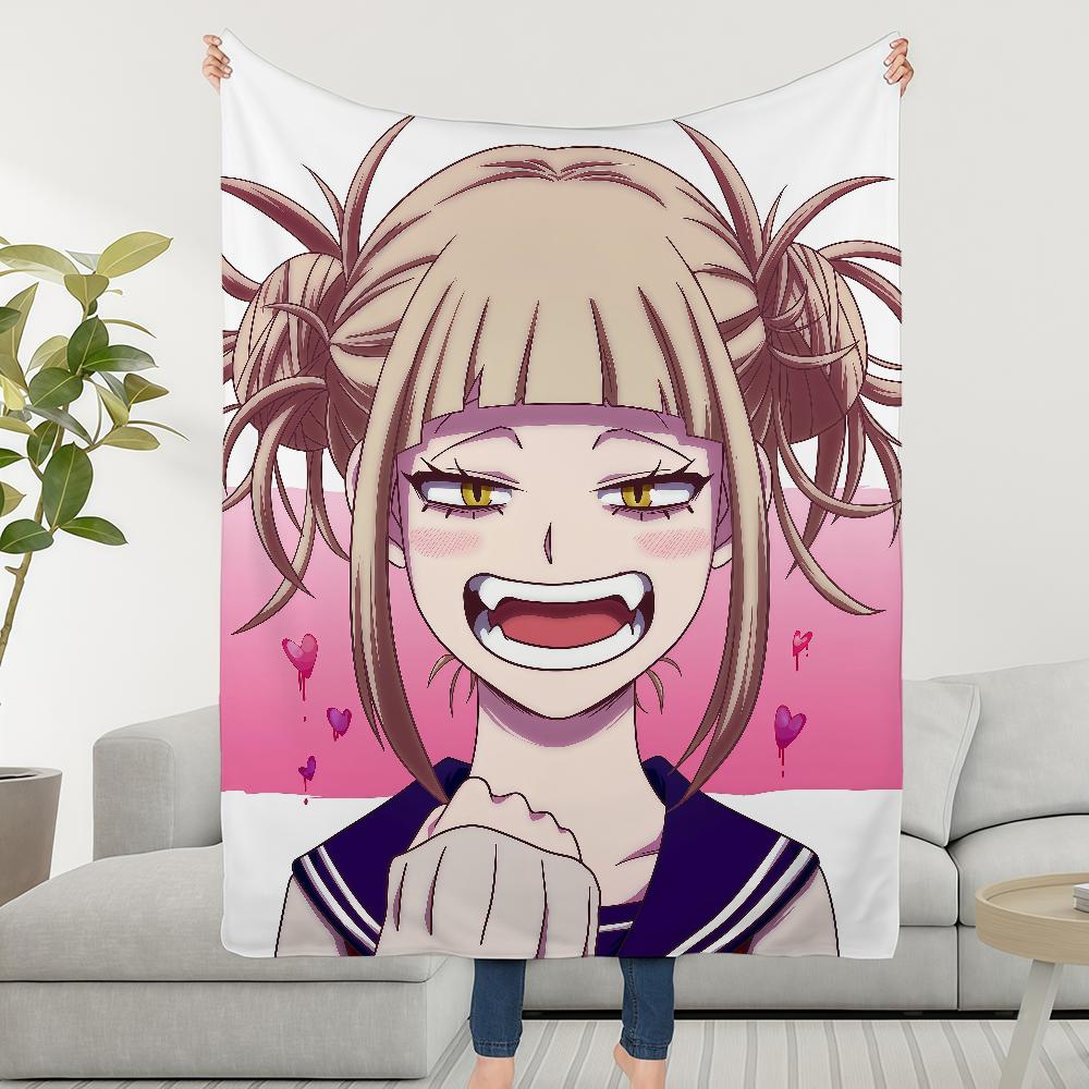 Himiko Blanket My Throw Super Cosy Plush Living Room A-AcademiaS-ES H-HeroS-ES Sofa Couch Toga Childish Birthday Gifts