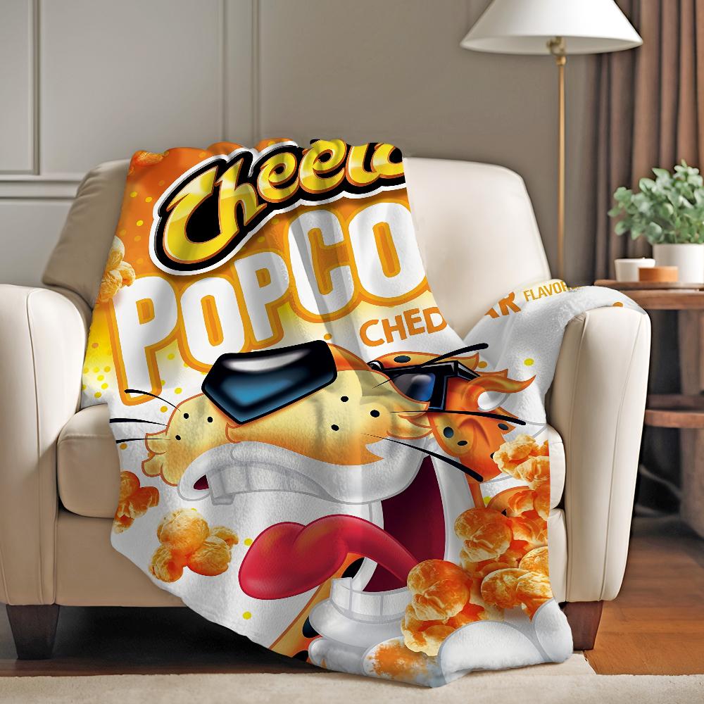 Leckeres Essen C Cheetos S Decke Weich und Hautfreundlich Für Sofa Bett Nickerchen Tagesdecke Alle Jahreszeiten Bettdecke