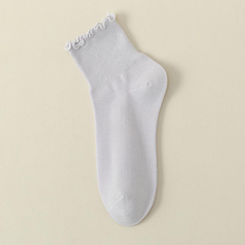 Pure Cotton Earflap Socks - Children s Summer Lightweight Cotton Socks, Short Socks, Mid-calf Socks 1 pair