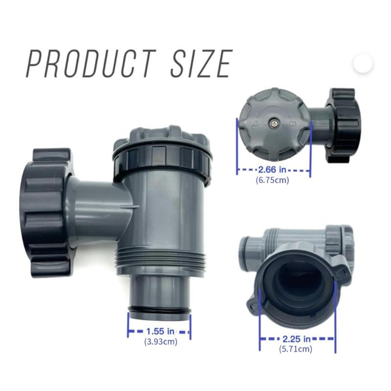 Inlet Outlet Strainer Attachment Swimming Pool Plunger Valves Above Ground Pool Filter Pump Plunger Valves Enduring
