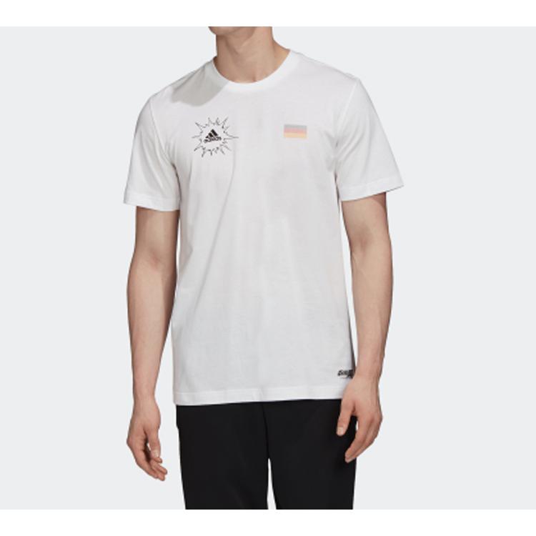 adidas Soccer Jerseys Men's White Moderate Straight Fit FQ7638